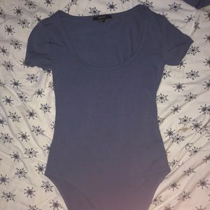 blue forever 21 body suit